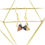Thumbnail: Copper and brass wooden earrings