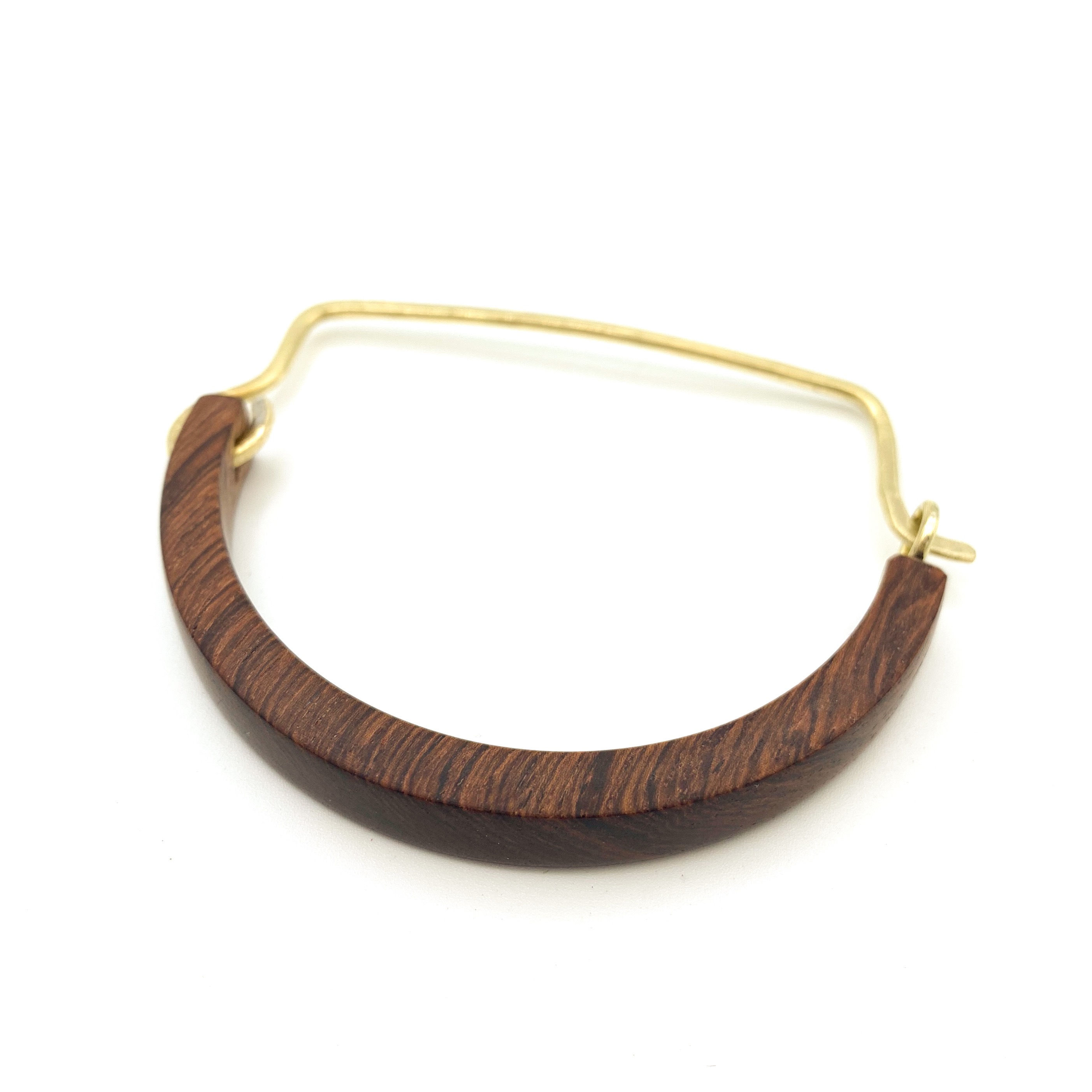 SinniS wooden and brass bangle / bracelet