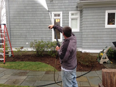 One of our employees hard at work.