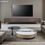 Thumbnail: Ceramic Top Coffee Table with Tempered Glass Counter Top SH-976