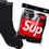 Thumbnail: Supreme Hanes Socks (4 Pack) -Black