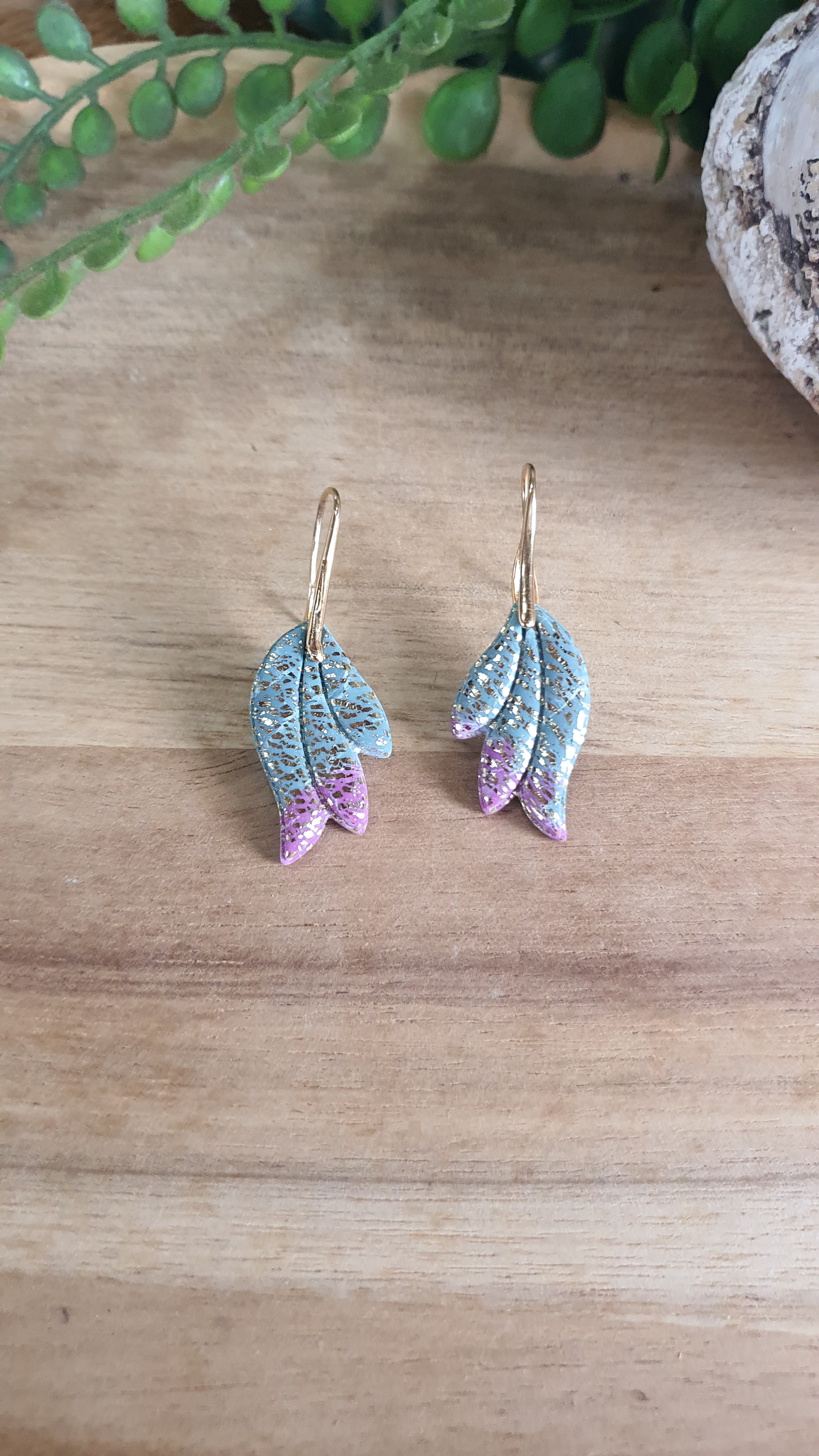 Sparkle Wings - 01 - Polymer Clay Earring