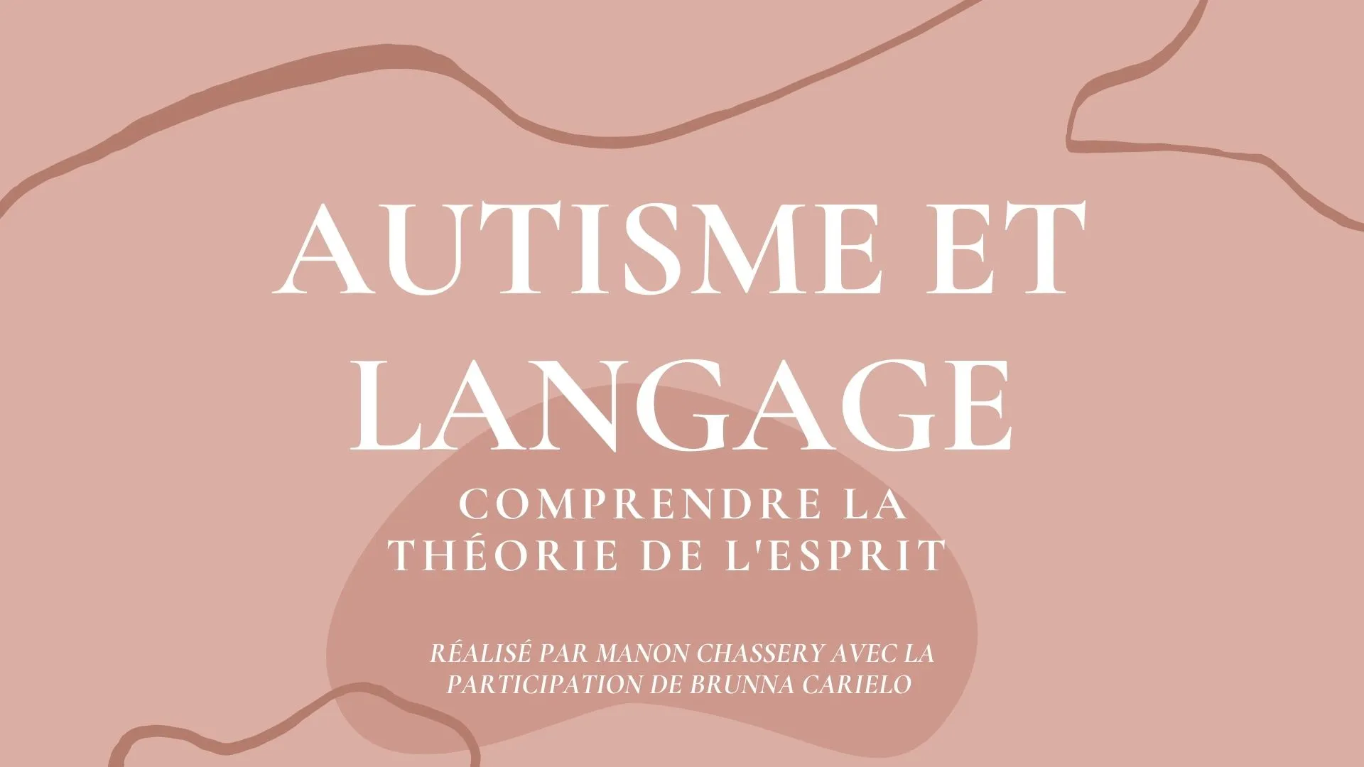 L'autisme et le langage