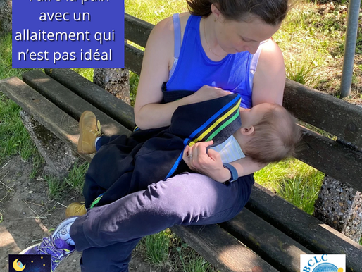 Faire la paix avec un allaitement qui n'est pas votre "allaitement idéal"