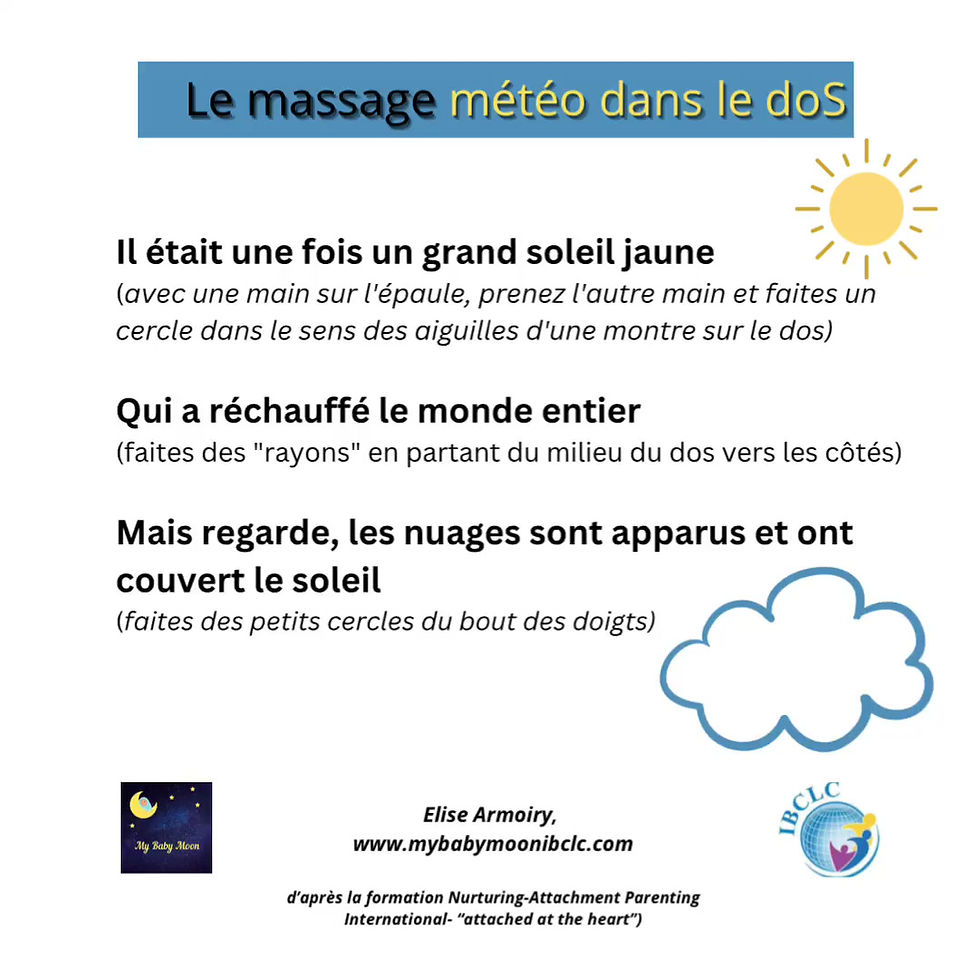 L'importance du toucher pour le bébé