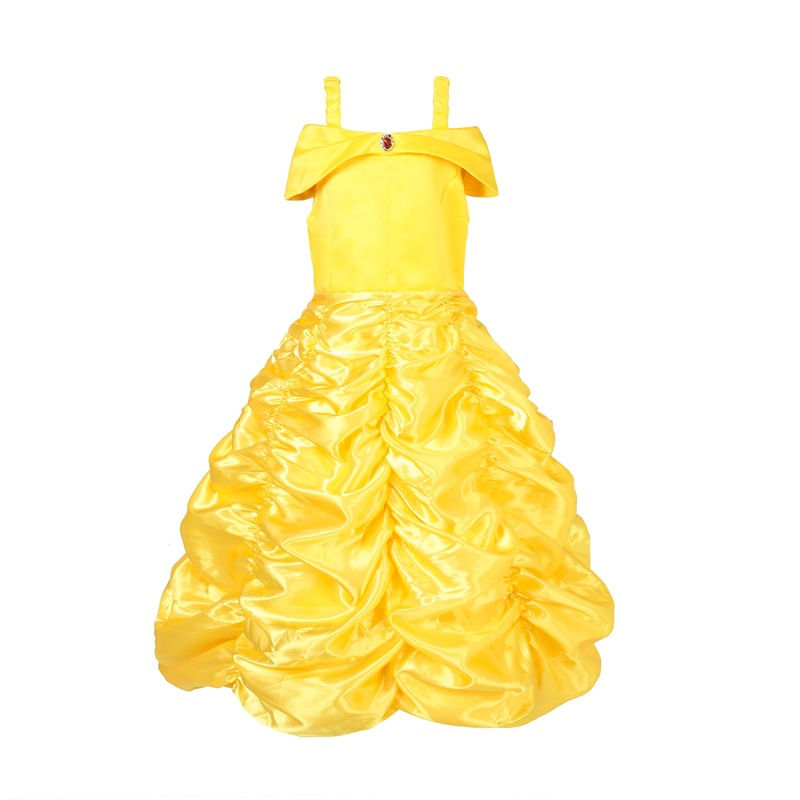 Belle Princess Dress for Girls Ages 3-12 Years Old