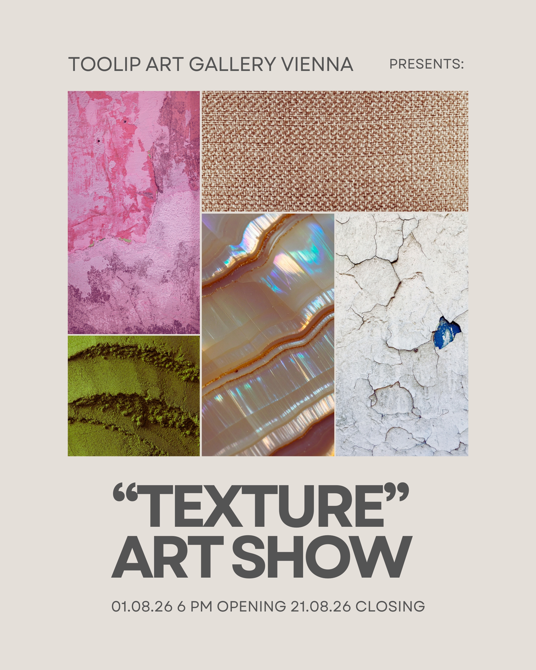 Texture Art Show — Toolip Art Gallery, Vienna