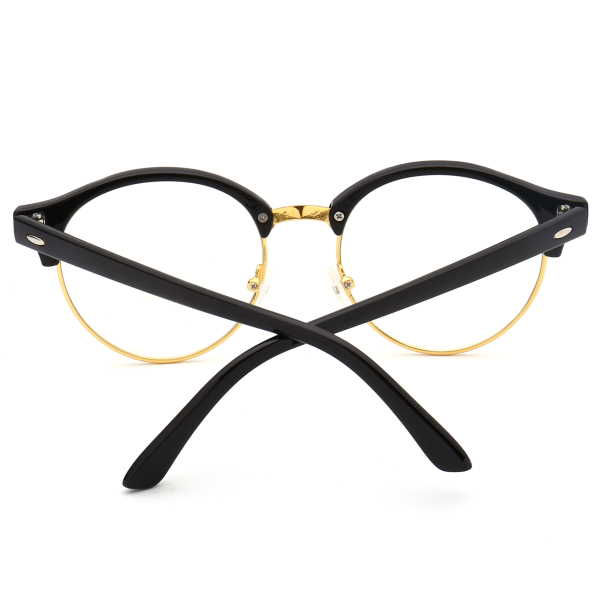 Thumbnail: CLEAR LENS ROUNDER MALCOLM X STYLE GLASSES
