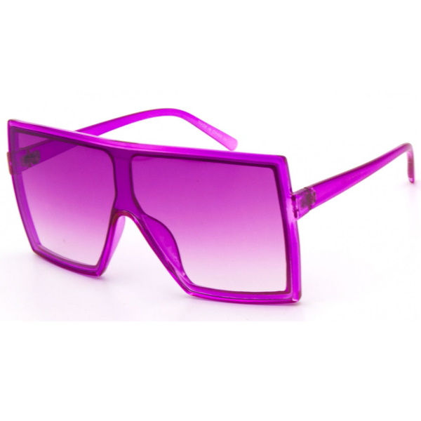 Thumbnail: COLORFUL LARGE RECTANGLE SHAPE SUNGLASSES