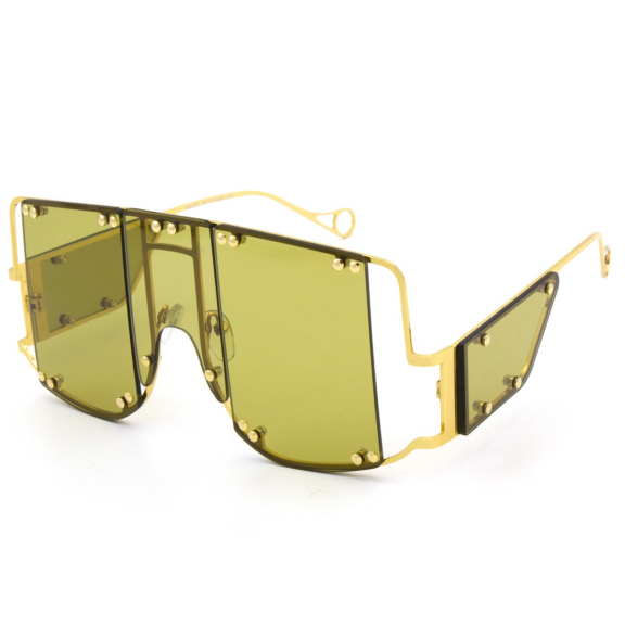 Thumbnail: GOLD METAL FRAMES FUNKY LOOK