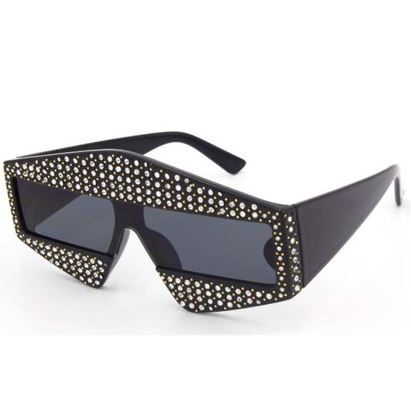 GEM FILLED BOLD SUNGLASSES