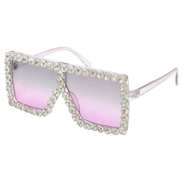 Thumbnail: ELTON STYLE SUNGLASSES WITH RHINESTONES,