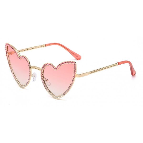 Thumbnail: HEART SHAPE SUNGLASSES GEMSTONE EDGE
