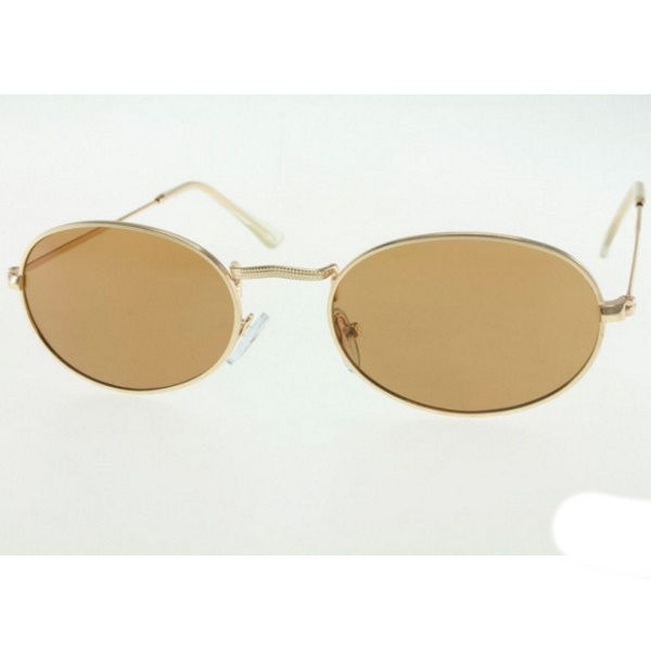 Thumbnail: DARK LENS OVAL MOD SHAPE SUNGLASSES