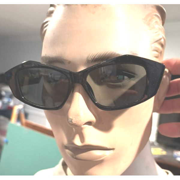 Thumbnail: GLASS LENS FUNKY SHAPE SUNGLASSES