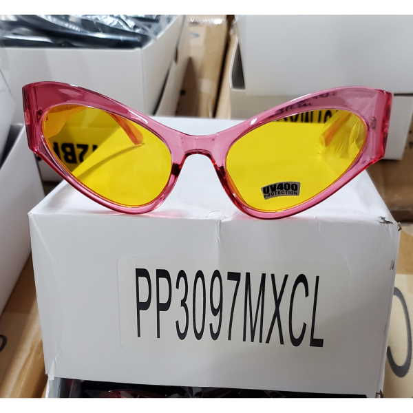 Thumbnail: ASSORTED COLORS CAT STYLE WITHOUT POINT SUNGLASSES