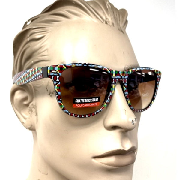 Thumbnail: AZTEC PRINT LIKE DESIGN ON BLUE BROTHERS STYLE