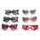 Thumbnail: HEART SHAPE SUNGLASSES ASSORTED COLOR FRAMES