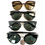 Thumbnail: GLASS LENS RETRO LOOK SUNGLASSES