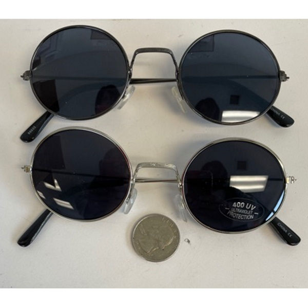 Thumbnail: OVAL SHAPE DARK LENS SUNGLASSES