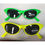 Thumbnail: CAT EYE WITH GEMS RETRO SUNGLASSES, 4 DIFFERENT COLORS