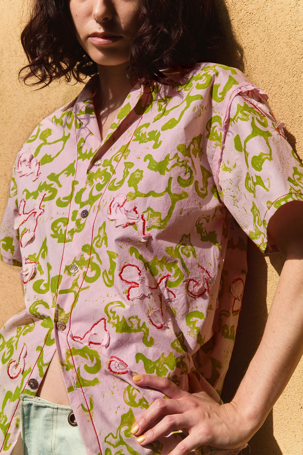 Thumbnail: Short-sleeve shirt / P. 202 Pink