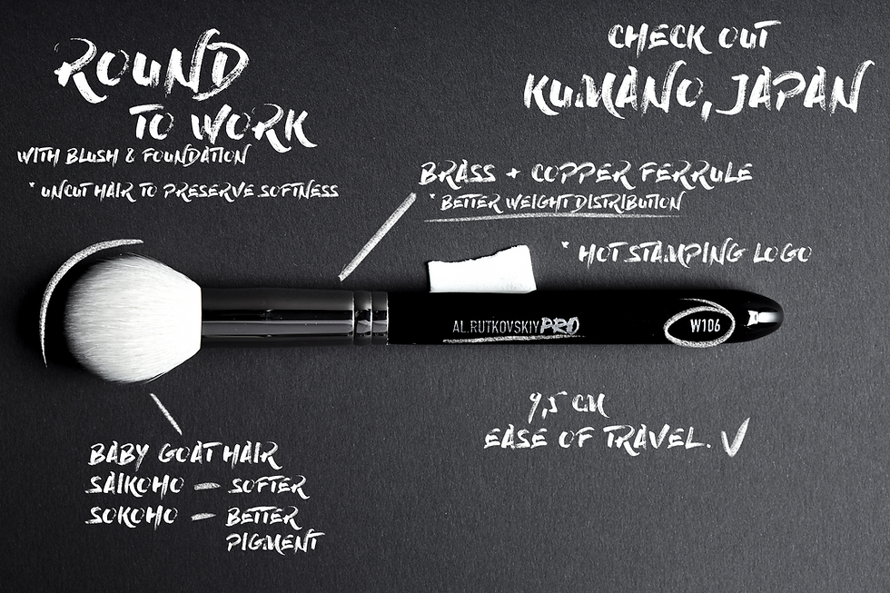 Прев'ю: W106 BLUSH AND CONTOUR  BRUSH