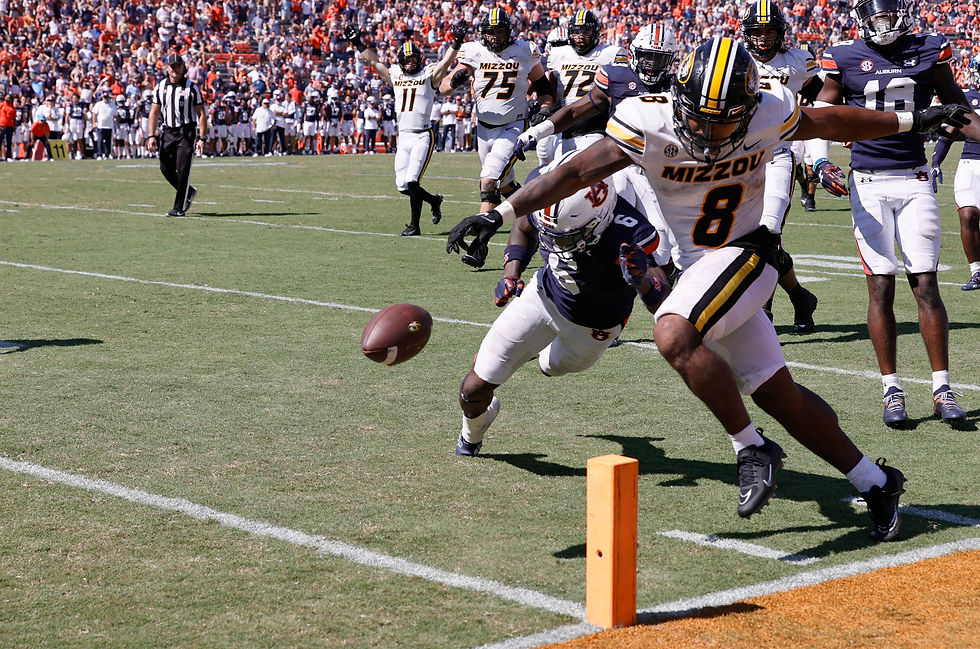Mizzou against Auburn in 2022