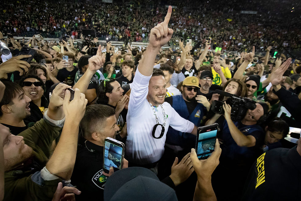 Dan Lanning following the victory against OSU