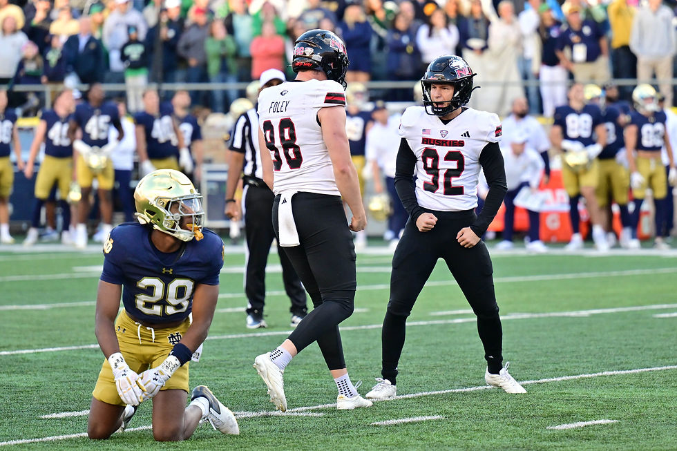 NIU Kicker hits a game-winner