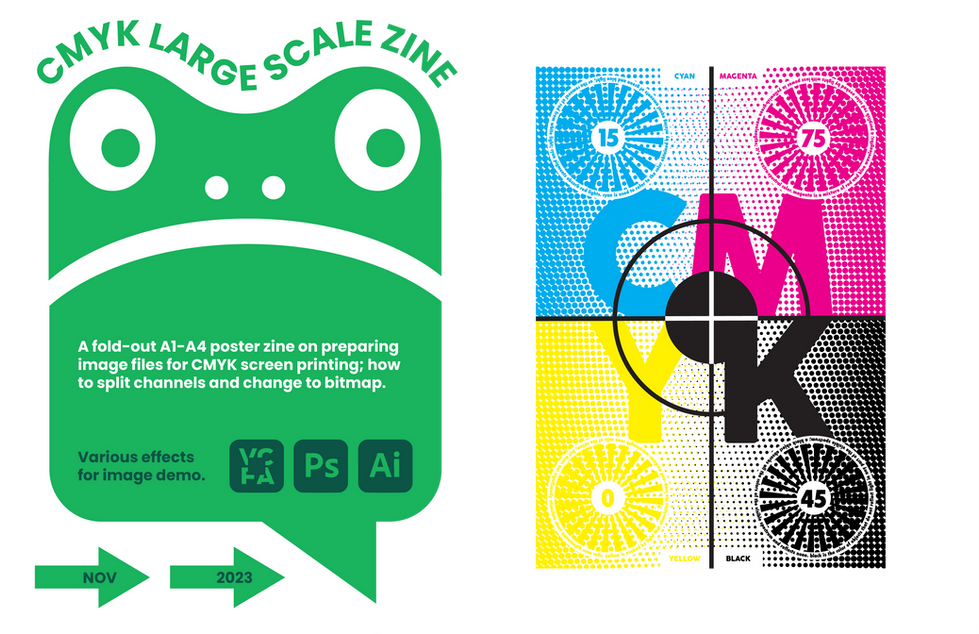 CMYK Large Scale Zine