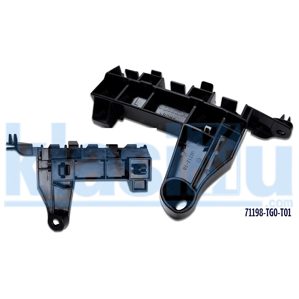 Thumbnail: PAIR Premium Matte Black Front Bumper Spacer for Honda Fit 2009-2011