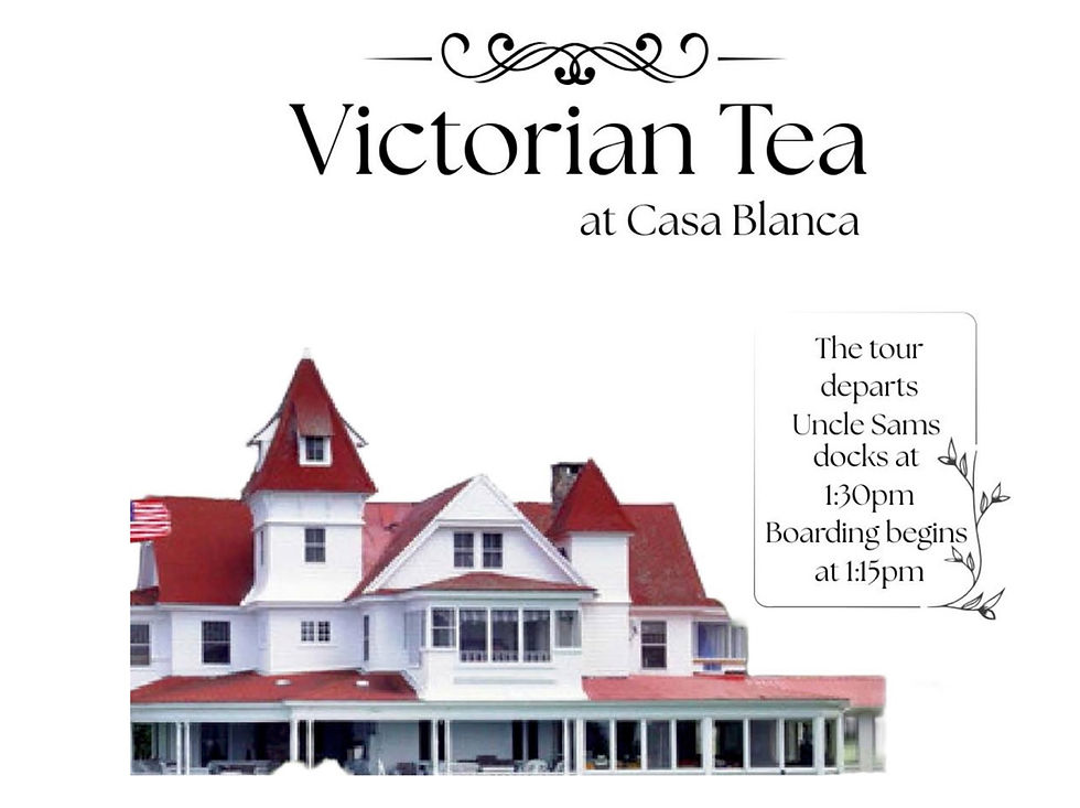 Victorian Tea at Casa Blanca on Cherry Island