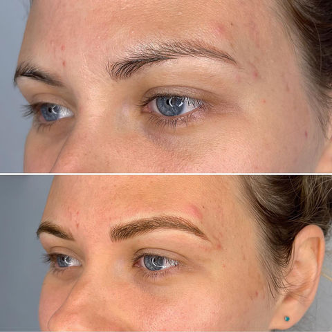 Microblading by Daisy, Client Before and After