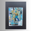 Thumbnail: oeuvre abstraite intuitive bleu, noire, or et blanc artiste aurore capone