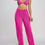 Thumbnail: Hibiscus Bloom 3-Piece Pleated Set – Black or Hot Pink
