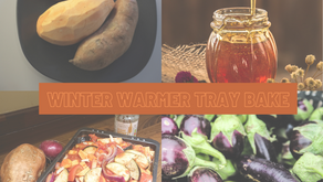 Winter warmer tray bake recipe 