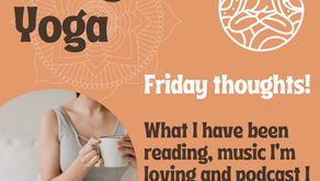 Friday thoughts! 📚🎧🎵