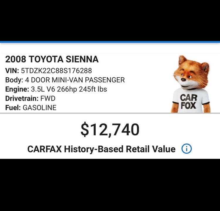 Thumbnail: 2008 Toyota Sienna XLE