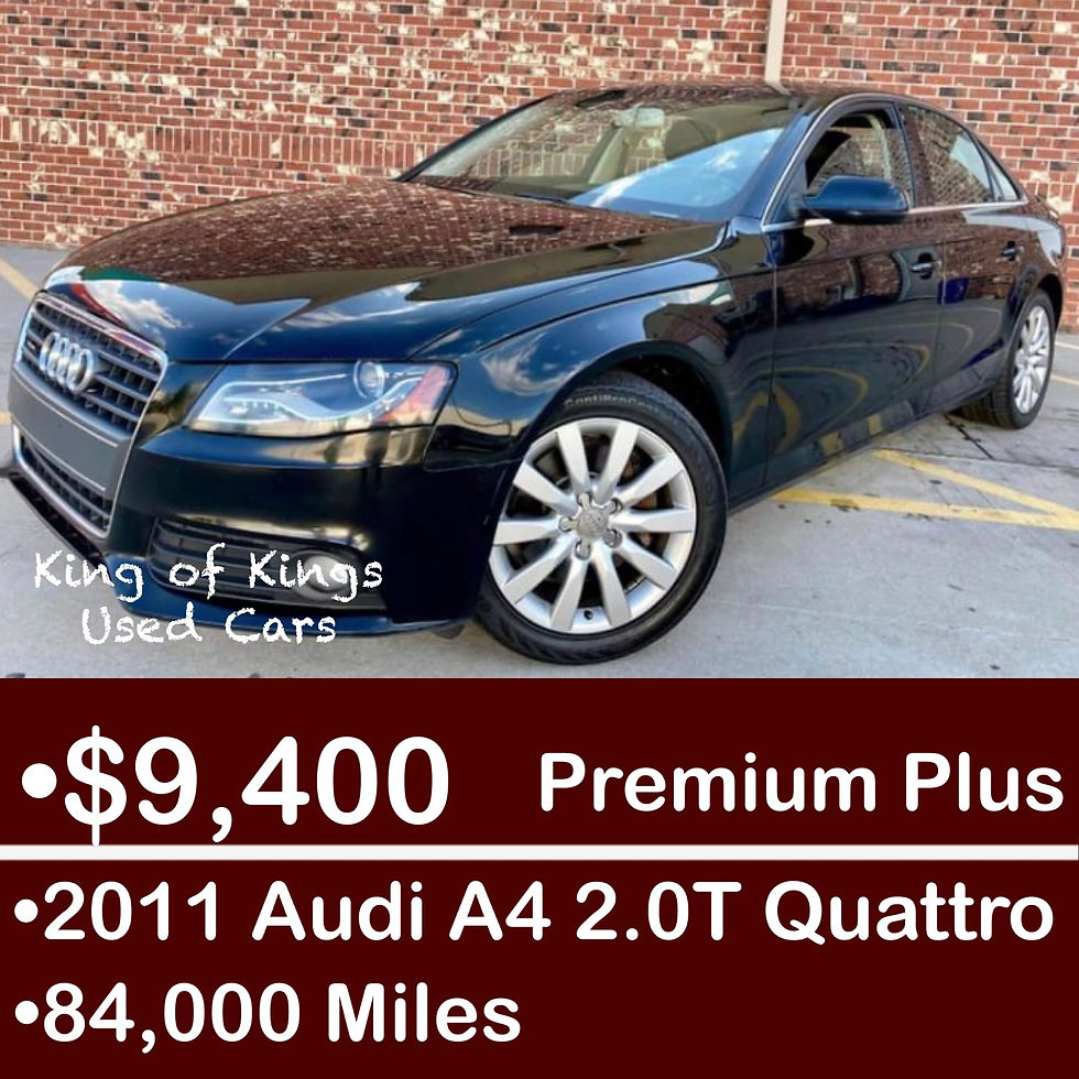 2011 Audi A4 2.0T Quattro Premium Plus