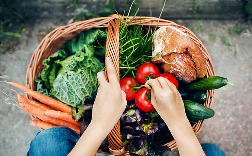 cestino di verdure