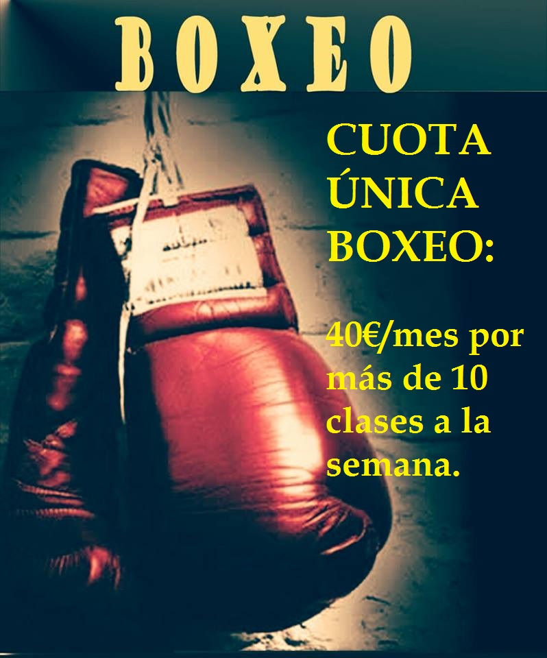 CUOTA ÚNICA BOXEO