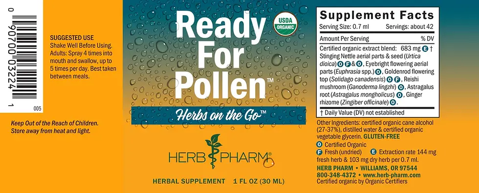 Thumbnail: Herbs on the Go: Ready for Pollen