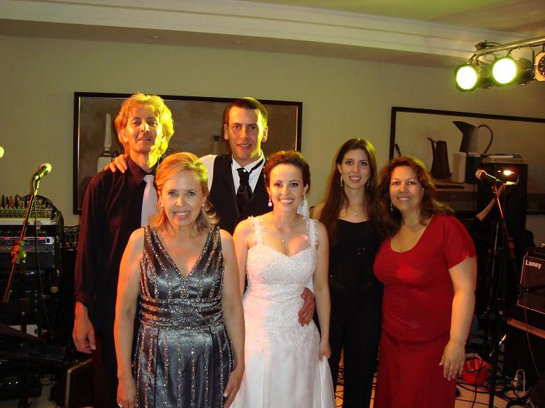 noivos no casamento