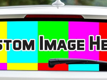 Perforated Window Decal