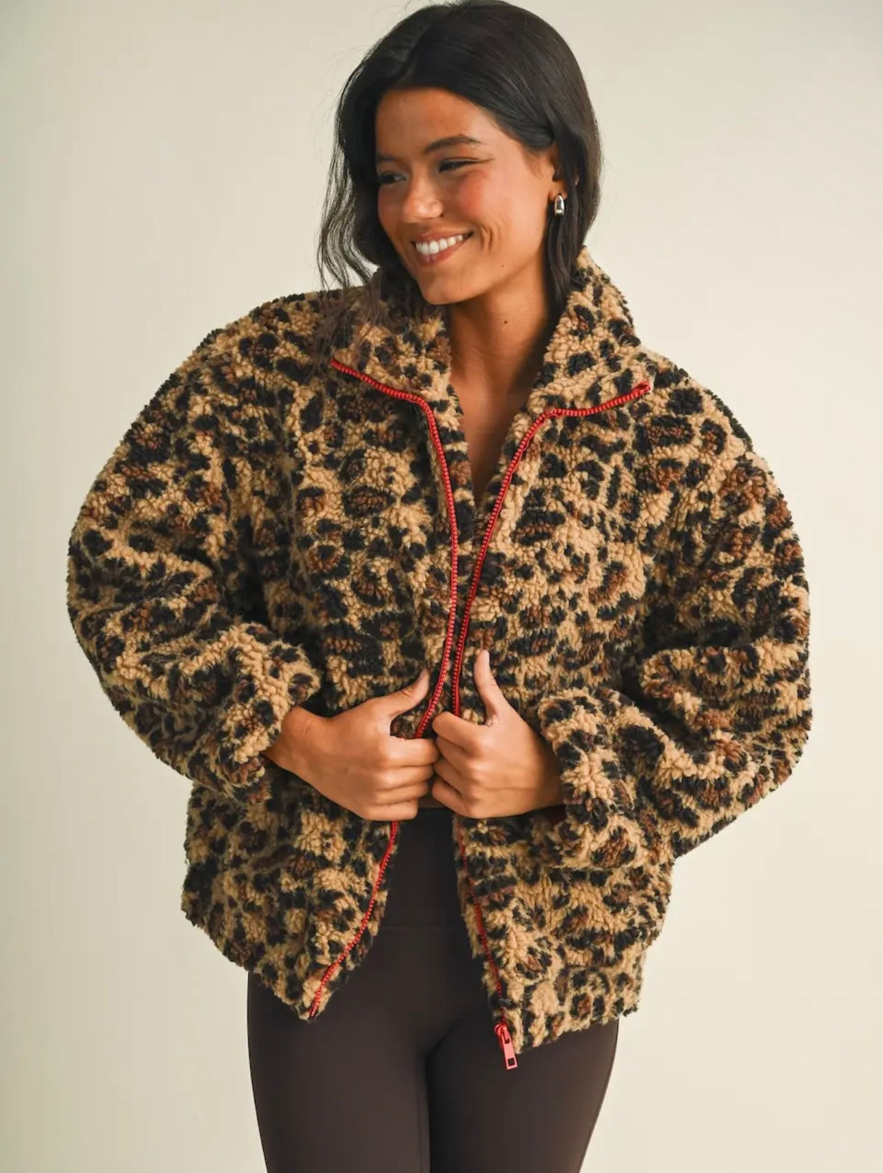 PREORDER CHEETAH SHERPA