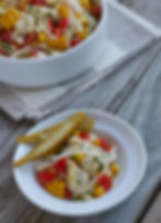 Blue Crab and Corn Ceviche