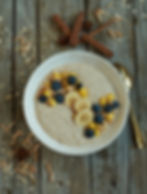smoothie bowl overhead