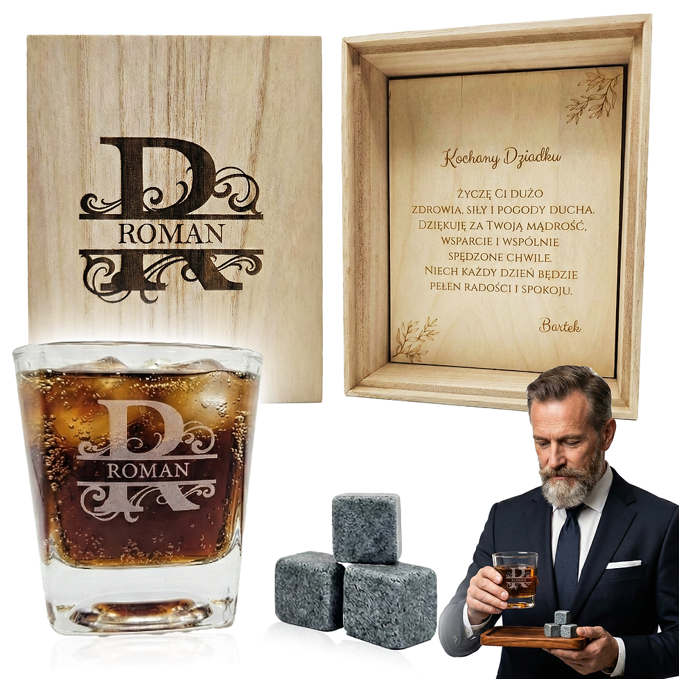 Miniatura: Personalizowana szklanka do whisky