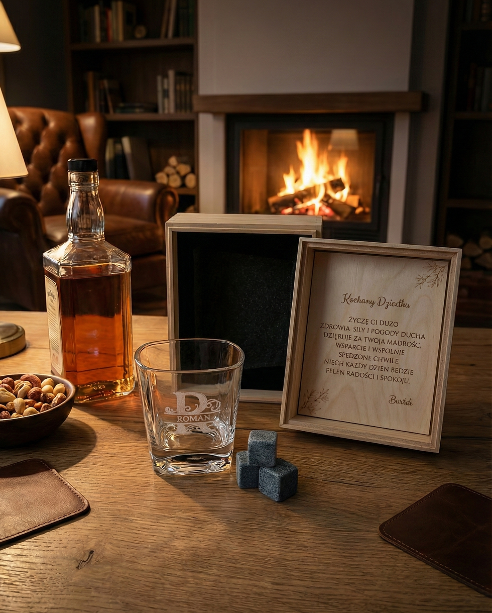 Miniatura: Personalizowana szklanka do whisky